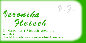 veronika fleisch business card
